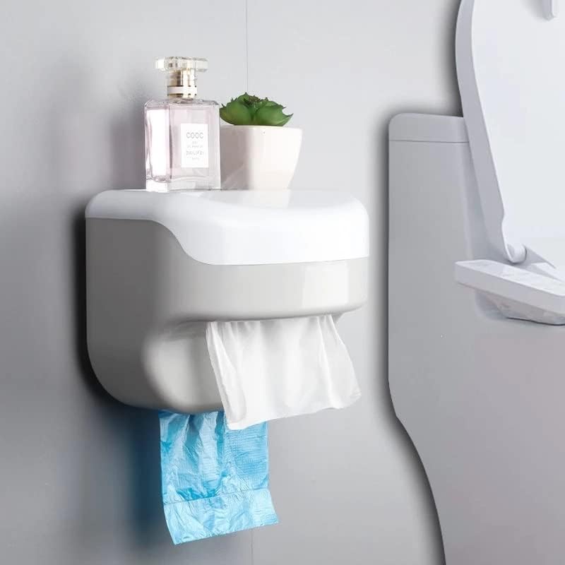 Renslat conveniente portador de papel higiênico multifuncional para o suporte à prova d'água para toalhas de papel acessórios