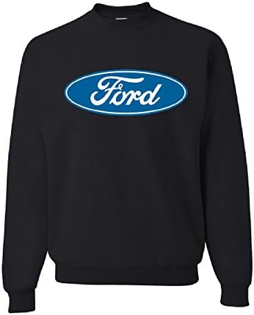 Tee Hunt Licenciado Ford Logo Novidade Crewneck Sweatshirt Fomoco Truck Mustang Performance