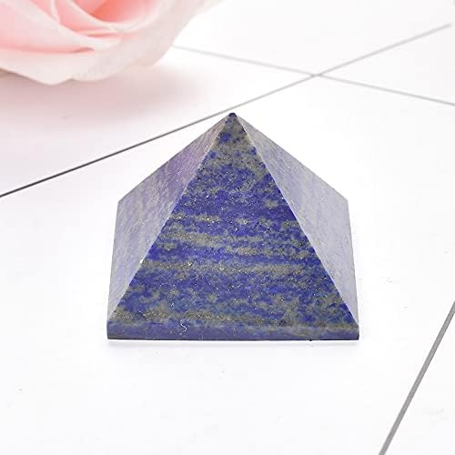 Ertiujg husong312 1pc Natural Lazuli Pirâmide Energia Pedra Reiki Obelisk Crystal Quartz Tower Tower Home Meditação Meditação Mineral