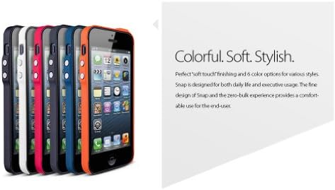 Beyzacases Snap Hard Case para iPhone 5 Orange 17917
