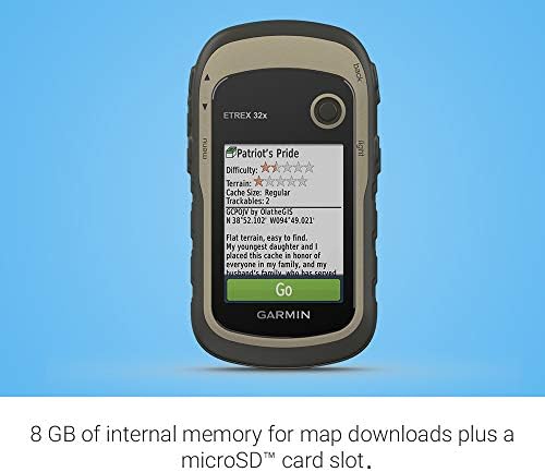 Garmin Etrex 32x, navegador de GPS de mão robusto