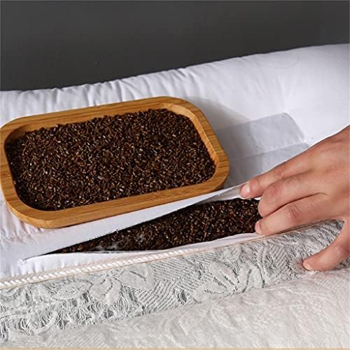 Quul Cotton Lace Cassia travesseiro Core de pescoço travesseiro de travesseiro respirável Core de travesseiro de estilo único