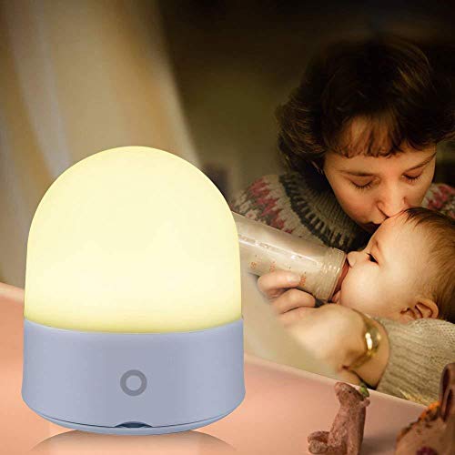 Luz noturna com RGB Collageing e Hidden Portable Solter for Kids Adults Bedroom, Touch Control & USB Charging