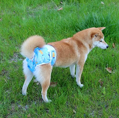 Fraldas de cães laváveis ​​vecomfy para cães pequenos, fraldas premium reutilizáveis ​​à prova de vazamentos de cachorro