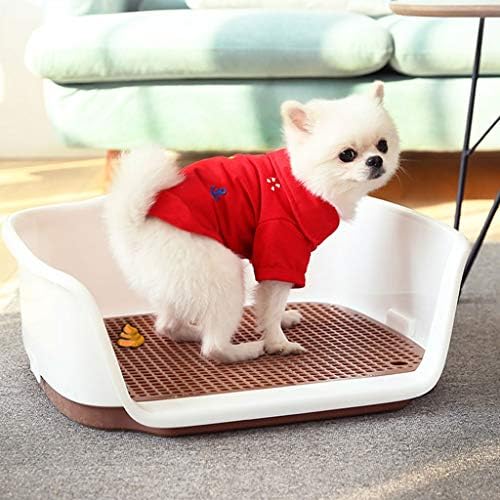 Slatiom Pet Bowl, cachorro Puppy Potty com cerca, porta-almofada de treinamento para cachorros ， bandeja de cachorro