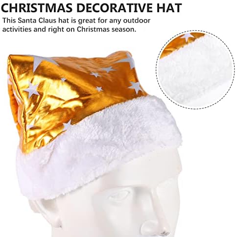 Valiclud 2pcs lindas chapéus de Natal chique em chapéus de Papai Noel