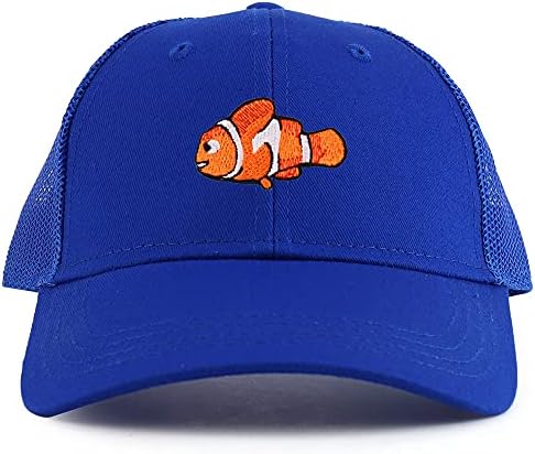 Armycrew Youth Kid's Clown Fish Patch Youth 6 Painel Trucker Baseball Cap