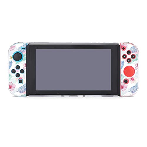 Caso para o Nintendo Switch, belas flores de cinco peças definidas para capa protetora de capa de capa, acessórios para o switch