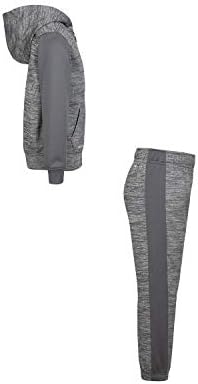 Nike Boy's Dry Fit Therma Zip Hoodie e Sweatpants 2 Peça Conjunto