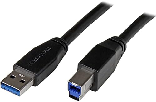 Startech.com 30ft USB 3.0 USB -A para USB -B Cabo - M/M - Ativo - Cabo USB Tipo A para USB - Cabo USB 3.1 Gen 1