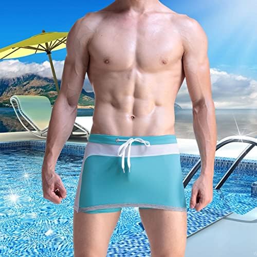 Tronco de natação Homens de roupas de banho de banho respirável rápido seco