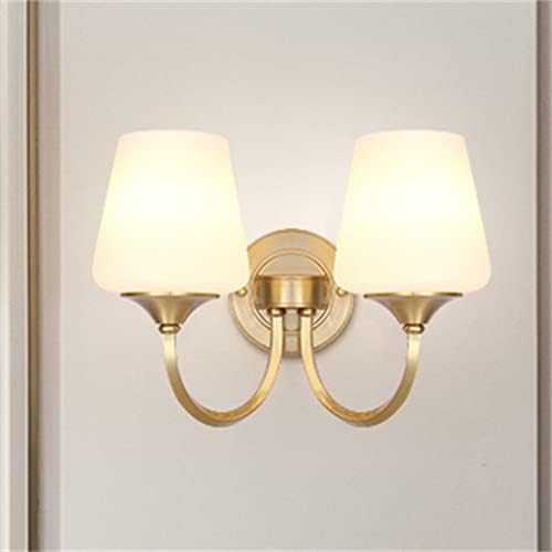 Lâmpada de parede Ghghf Lndoor Luz de cabeceira de cabeceira Luzes de cobre Luxury Sala de luxo Background Staircase