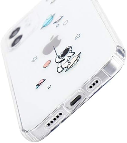 Pepmune para iPhone 12 mini capa fofa silicone climp space planeta astronauta design slim bump masculino garotas crianças cofrinho