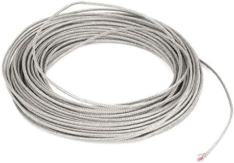 X-DREE 0-500C TEMPERATURA K TIMENTO TERMOCUPLO DO TERMOMENTO FIENTE DE 3MM Largura 22,5m (0-500C temperatura K TIPO Termopar Cable