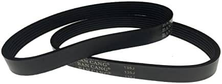 135J6 Planer Drive Belt for Delta 22-540 22-546 TP300, Ryobi AP10 AP-12, Delta 22-540 22-546 TP300, Wen 6550 Poly V Planers