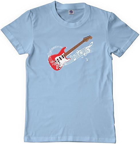 T-shirt de guitarra de guitarra elétrica Big Boys Big Boys