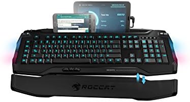 Roccat Skeltr Bluetooth Smart Communication RGB Gaming Teclado, preto