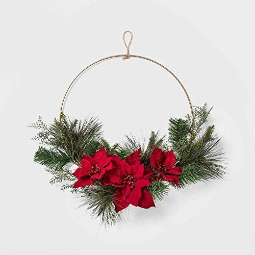 Hohiya 4 PCs 24 polegadas Metal Hoop Floral Wreath Macmame Gold Gold Craft Rings para fazer Wedding Wreatch Decor Catcher Diy Parede pendurada Fio de 5 mm