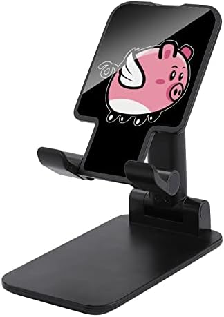 Porco de porco voador fofo dobrável portátil portátil portão de telefone de uma perna única stand