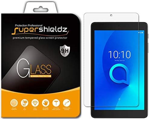 SuperShieldz projetado para Alcatel Joy Tab/Joy Tab 2/Joy Tab Kids/Joy Tab Kids 2 e Alcatel 3t Protetor de tela de vidro temperado,