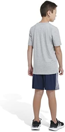 Camiseta de camiseta de camiseta de algodão de manga curta dos meninos da Adidas Boys