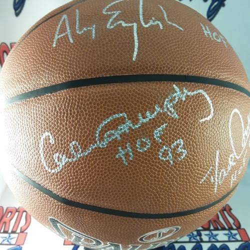 Cowens, inglês e Murphy Hall of Fame Basketball JSA - Basquete autografado autografado