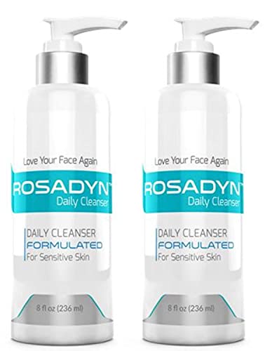 Rosadyn+ Cream Cleanser 2 Pack para pele sensível e rosácea suave não seca
