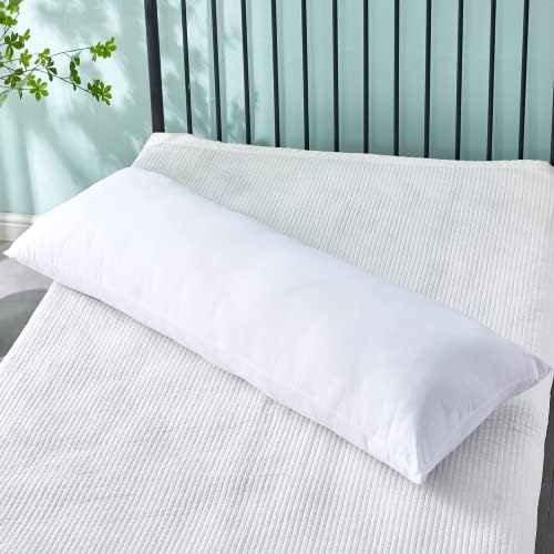 Decloole Full Corpody Pillow Insert para adultos, 20 por 54 polegadas, almofadas de abraço longo e macio para dormir com recheio de microfibra