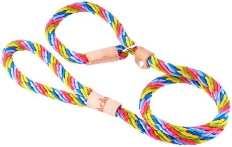 Alvalley Rope Dog Collos com rolha - Pedra de escorregamento de animais de estimação para cães - coleira suave e suave e suave