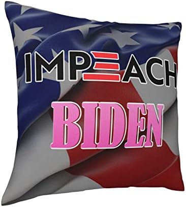 Presidente impeachment Biden Harris Soft confortável confortável, travesseiro de pelúcia de luto com forte praticidade em casa