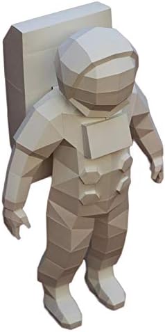 Wll-DP personalizado 3D Astronaut Paper escultura de papel pré-cortada artesanato Diy Modelo de papel Toy Toy Home decoração artesanal Origami Puzzle