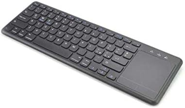 Teclado de onda de caixa compatível com Lenovo ThinkPad X13 - Mediane Keyboard com Touchpad, USB FullSize Teclado PC TrackPad sem fio - Jet Black