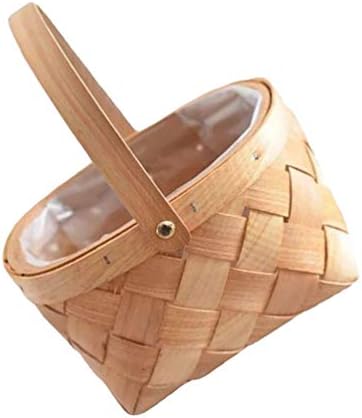 Cestas de cabilock cestas de madeira cesta de cesta vintage cesta de flores bambu cesta de cesto de casamento fruto piquenique