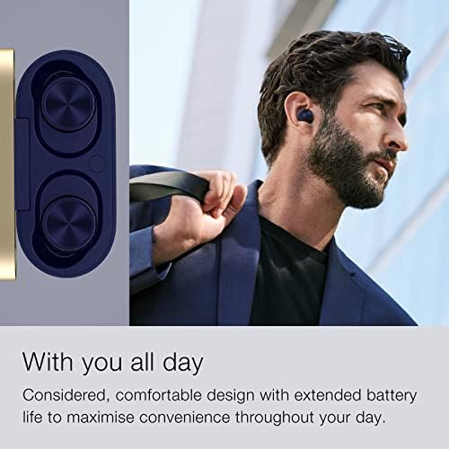 Bowers & Wilkins PI7 S2 Earónos sem fio verdadeiros, drivers híbridos duplos, tecnologia Qualcomm aptx, cancelamento