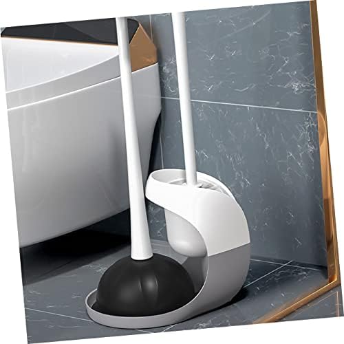 Yarnow 1 Definir um pincel removível da banheira de escova de lavagem e pincel e pincel com suprimento doméstico tpr white com