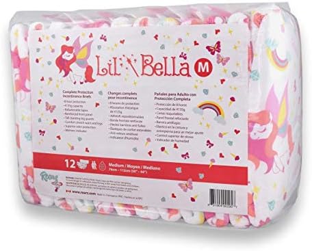Lil 'Bella - fraldas impressas para adultos - algodão doce
