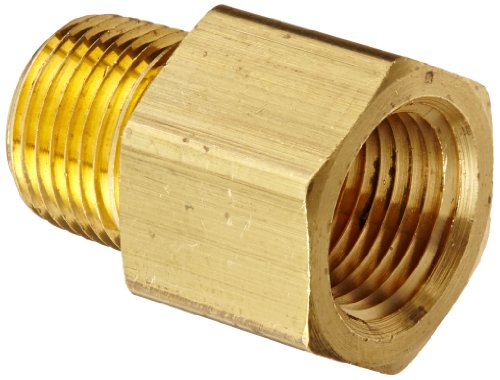 Eaton Weatherhead 3200x6x4 Brass CA360 MANTO, ADAPTADOR, MASCO DE 3/8 NPT X 1/4 NPT