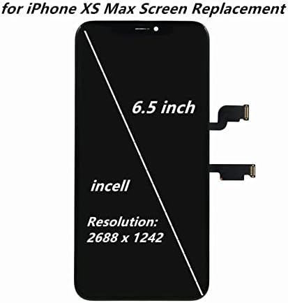 Compatível com o iPhone XS MAX SLIEP SLIGET INCELL INCELL 6,5 polegadas LCD Tela Touch Display Digitalizer Repair Kit MONTAGEM
