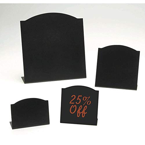 Hubert® Write-on Wipe-Off Sign Capstone Design black metal-3 1/2 L x 1 1/4 W x 2 1/2 h