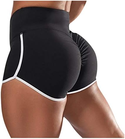 Shorts contínuos para mulheres treinos mulheres de cintura alta ioga esportes esportes riobued butting workout correndo