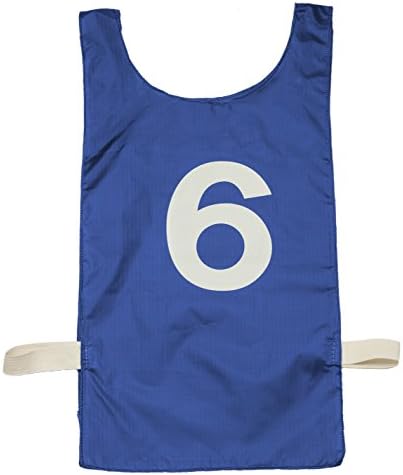 Pinnie de nylon numerados com pesos pesados ​​do Champion Sports - disponível em várias cores