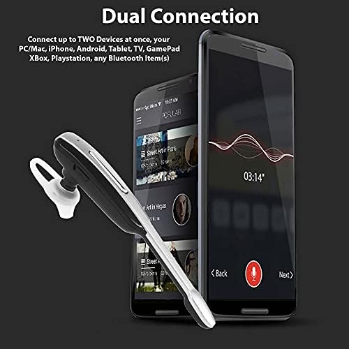 Tek Styz Headset Compatível com Alcatel Idol 4s com smartphone Windows em Ear sem fio Bluetooth Ruído cancelando o fone de ouvido