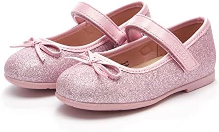 Weestep Toddler/Little Kid Girl Dress Ballet Flat Mary Jane Ballerina Sapato