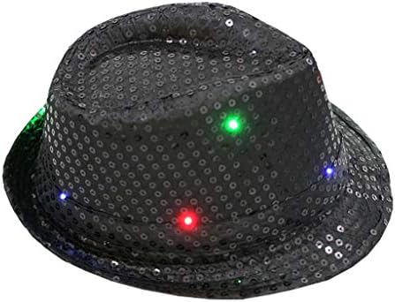 Chapéu led lantejão de lanterna up chique flashing Party Unisex Dress