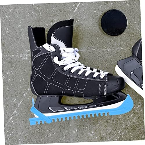 CLISPEED 2 pares de patins de skate sapatos de portátil gelo cuttable patins convenientes lâmina protetora de proteção de proteção de proteção de proteção