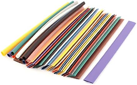 X-Dree 7,87 Comprimento de cores variadas e tamanho de tubulação de encolhimento de tubulação de mangas de mangas Kit