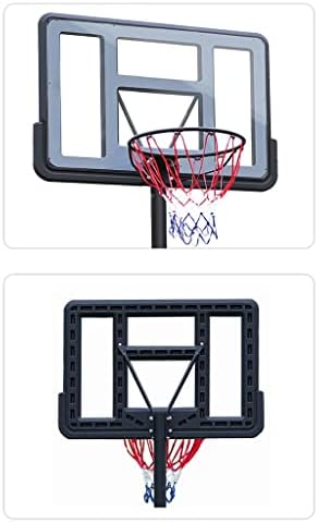Stand de basquete para celulares para dispositivos móveis de Vegala, altura de 4,7 pés a 10 pés ajustável com backboard