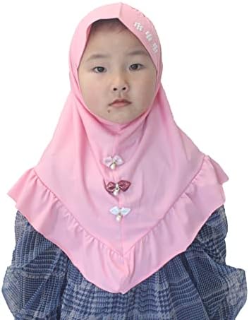 Modest Beauty Hijab Sconhas meninas garotas agitadas lotus folhas hijabs lenços de cabeça em cor sólidos para bebê