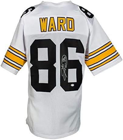 Hines Ward assinou a camisa de futebol de estilo branca personalizada PSA