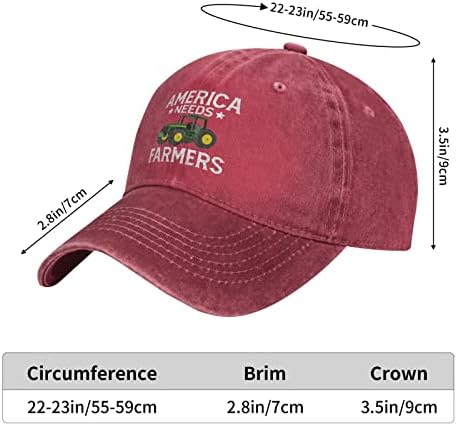American Farmer Cap America precisa de chapéu de agricultores para homens chapéus ajustáveis ​​de beisebol
